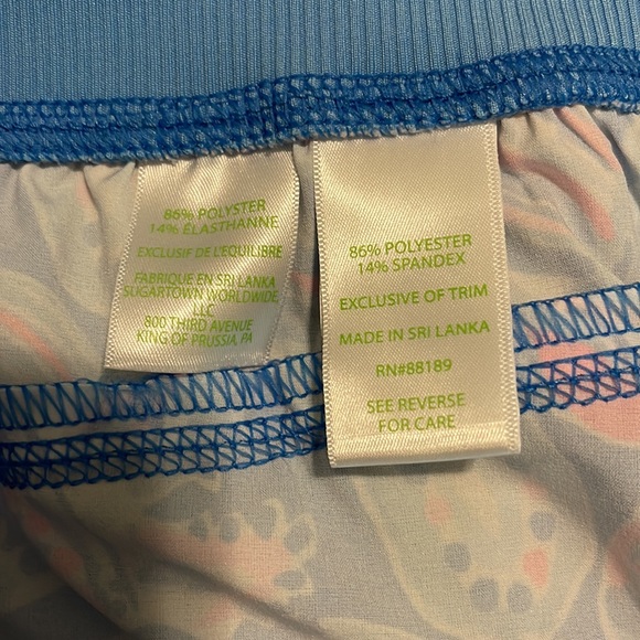 NWT Lilly Pulitzer UPF 50+ Luxletic 28" Run Around Pant - XL - Picture 7 of 7